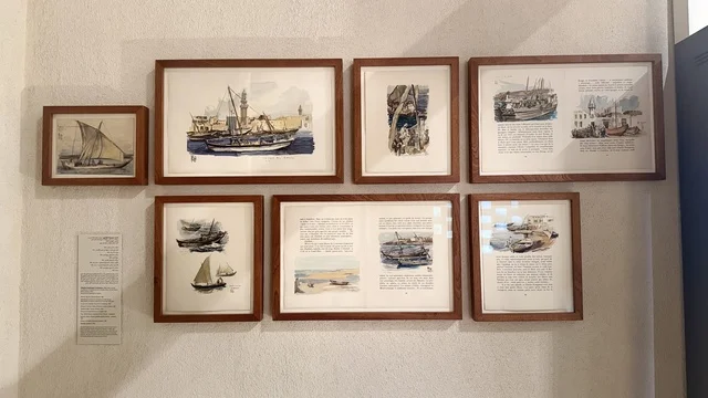 عرض صور قديمة نادرة للملاحة البحرية في متحف البحر الأحمر في جدة في مبنى باب البنط التاريخي بجدة التاريخية 17  يناير 2026 ، معلم ثقافي حديث ، عرض مقتنيات نادرة تحكي قصة البحر الأحمر التاريخية، استكشاف تاريخ المنطقة