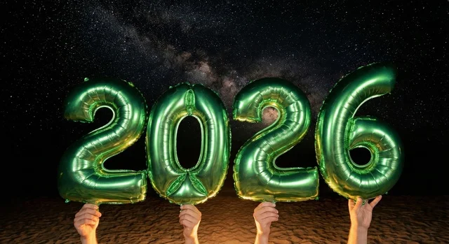 Celebratory and recreational events for holidays and occasions, preparations for the arrival of the new year, the atmosphere of annual celebrations in the Kingdom, the launch of fireworks and firecrackers in the sky of Saudi Arabia at night, celebrating New Year's Eve 2026.