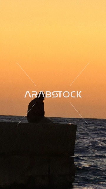 المدن الساحلية في المملكة العربية السعودية, الأمواج الهادئة لبحر مدينة ضباء ,اماكن ومعالم سياحية مشهورة, منظر غروب الشمس على المياه الصافية, الاستمتاع في المناظر الطبيعيه, خلفية الطبيعه