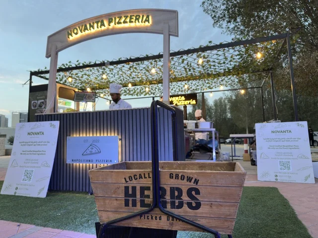 A mobile restaurant at a gaming event at King Fahd University of Petroleum and Minerals in Dhahran, Eastern Province, Saudi Arabia, on January 30, 2026, featuring electronic gaming events and competitions on campus, student interaction and youth attendance, the use of modern technologies and gaming platforms, an educational and entertaining environment that combines innovation and entertainment, and the development of thinking and teamwork skills.