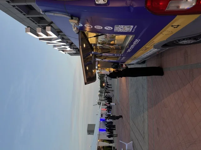 A mobile restaurant at a gaming event at King Fahd University of Petroleum and Minerals in Dhahran, Eastern Province, Saudi Arabia, on January 30, 2026, featuring electronic gaming events and competitions on campus, student interaction and youth attendance, the use of modern technologies and gaming platforms, an educational and entertaining environment that combines innovation and entertainment, and the development of thinking and teamwork skills.