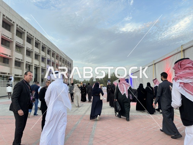 Student interaction and youth attendance at a gaming event at King Fahd University of Petroleum and Minerals in Dhahran, Eastern Province, Saudi Arabia, on January 30, 2026. Activities and competitions of electronic games within the campus, using modern technologies and gaming platforms, creating an educational and entertaining environment that combines innovation and entertainment, and developing thinking and teamwork skills.