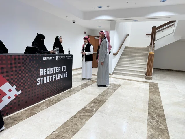 The reception department at the Gaming event at King Fahd University of Petroleum and Minerals in Dhahran, Eastern Province, Saudi Arabia, on January 30, 2026, will host activities and competitions for electronic games on campus, utilizing modern technologies and gaming platforms, creating an educational and entertaining environment that combines innovation and entertainment, and developing skills in thinking and teamwork.