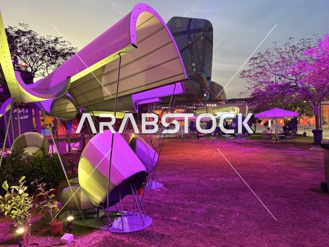 مكان للاستراحه في فعالية شارع أسبانيا في مركز الملك عبدالعزيز الثقافي العالمي "إثراء" بمدينة الظهران في المنطقة الشرقية، المملكة العربية السعودية، يوم 11 من أكتوبر 2025، أنشطة تفاعلية العائلات والأطفال ،رقصات فلامنكو ، عروض موسيقية وفنية حية، مطاعم ومقاهي بطابع اسباني، أجواء احتفالية نابضة بالحياة.