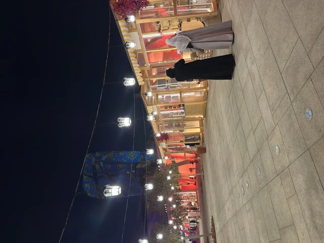 Visitors gathered at the Ithra Center for the Spain Street event at the King Abdulaziz Center for World Culture "Ithra" in Dhahran, Eastern Province, Saudi Arabia, on October 11, 2025. The event featured interactive activities for families and children, flamenco dances, live musical and artistic performances, Spanish-themed restaurants and cafes, and a vibrant festive atmosphere.