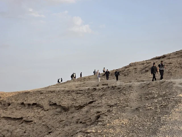 Tourism in the Kingdom of Saudi Arabia, historical landmarks, rocky mountains and highlands, rocky peaks, desert areas, the Edge of the World, Tuwaiq Mountains in Najd in the Kingdom of Saudi Arabia.