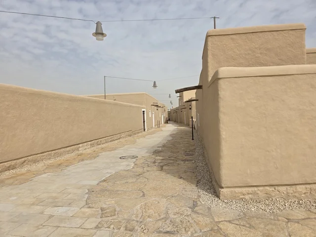 Important tourist attractions, the history of the First Saudi State, the old walls of Diriyah in Riyadh, Saudi Arabia, ancient historical archaeological sites, ancient architectural engineering art, a picture of the archaeological buildings and mud houses in the Al-Turaif district in Diriyah. Important tourist attractions, the history of the First Saudi State, the old walls of Diriyah in Riyadh, Saudi Arabia, ancient historical archaeological sites, ancient architectural engineering art, a picture of the archaeological buildings and mud houses in the Al-Turaif district in Diriyah.