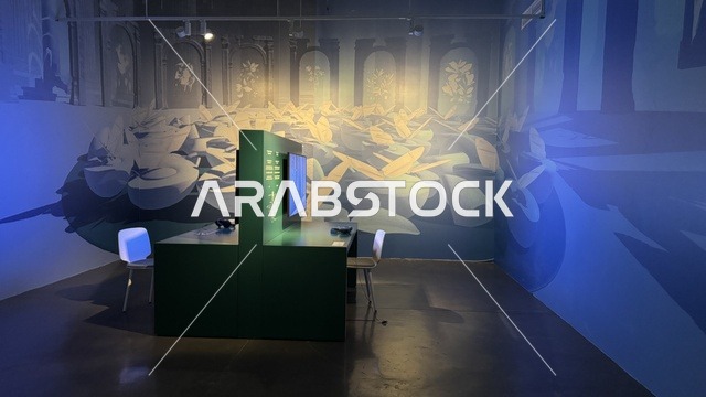 تجارب تفاعلية وعروض بصرية، معرض الرسوم المتحركة في مدينة جدة، المملكة العربية السعودية، فعالية فنية وترفيهية مخصصة لعالم الأنيميشن، عرض شخصيات وأعمال كرتونية، أنشطة تعليمية وترفيهية للأطفال والعائلات، أجواء تجمع الفن والتقنية.