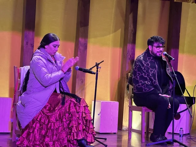 A group of artists will present a live music show at the Spain Street event at the King Abdulaziz Center for World Culture "Ithra" in Dhahran, Eastern Province, Saudi Arabia, on October 11, 2025. There will be interactive activities for families and children, flamenco dances, live musical and artistic performances, Spanish-themed restaurants and cafes, and a vibrant festive atmosphere.