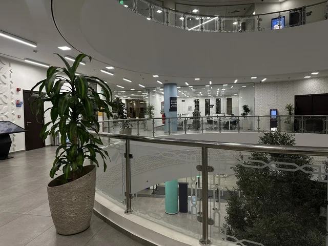 The interior design of the Dammam Public Library, World Education Day at the Culture Library, Kingdom of Saudi Arabia, on January 30, 2026, is an educational and cultural event that highlights the importance of education and its role in building communities, featuring interactive educational workshops, student participation, and interactive dialogue, in an inspiring cultural environment that celebrates knowledge and supports sustainable learning.