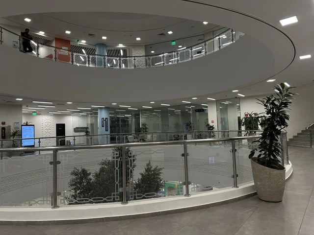 The interior design of the Dammam Public Library, World Education Day at the Culture Library, Kingdom of Saudi Arabia, on January 30, 2026, is an educational and cultural event that highlights the importance of education and its role in building communities, featuring interactive educational workshops, student participation, and interactive dialogue, in an inspiring cultural environment that celebrates knowledge and supports sustainable learning.