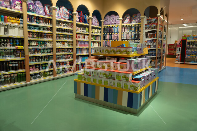 Back to School Stationery Store Interior Display