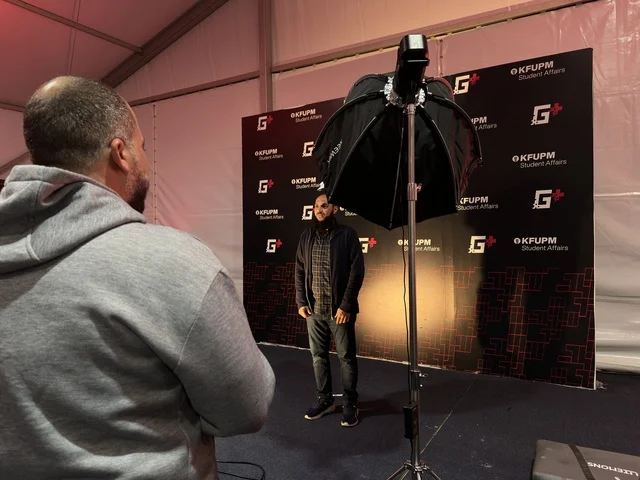 A media meeting at the Gaming Plus (+) event at King Fahd University of Petroleum and Minerals in Dhahran, Eastern Province, Saudi Arabia, on January 28, 2026, a digital entertainment experience dedicated to video game enthusiasts, gaming competitions and challenges, modern devices and technologies, wide youth participation, and an exciting atmosphere that combines entertainment and technology.