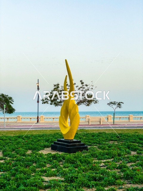 الأعمال الفنية الهندسية المعمارية وسط الطبيعة البحرية، كورنيش الخبر في مدينة الدمام، الأماكن السياحية الساحلية المشهورة في المملكة العربية السعودية, مناطق الرحلات والجولات البحرية الترفيهية, استقطاب وجذب السائحين من جميع أنحاء العالم