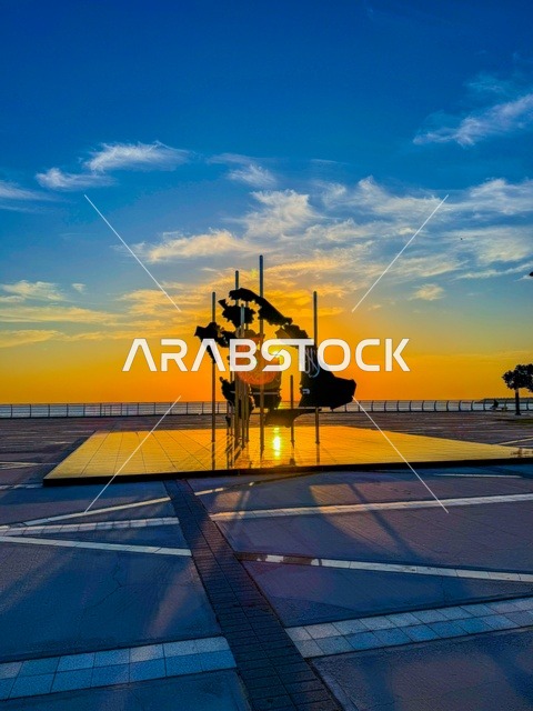 الأعمال الفنية الهندسية المعمارية وسط الطبيعة البحرية، كورنيش الخبر في مدينة الدمام، الأماكن السياحية الساحلية المشهورة في المملكة العربية السعودية, مناطق الرحلات والجولات البحرية الترفيهية, استقطاب وجذب السائحين من جميع أنحاء العالم