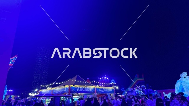 ركن الالعاب الالكترونية في مهرجان هايد بارك الشتوي من 14 نوفمبر 2025 إلى 1 يناير 2026، فعالية موسم جدة 2025 ، ونتر وندرلاند جدة في حي الشاطئ بالقرب من الكورنيش على طريق الملك عبدالعزيز، وجهة ترفيهية شتوية كبرى