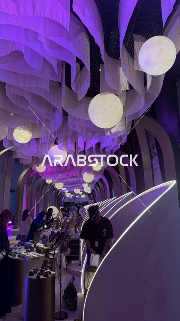 The decor and lights for the event "You and I, O Ramadan" in the city of Jeddah, Saudi Arabia, on February 1, 2026, will offer a social and cultural Ramadan experience, featuring Ramadan shows, family sessions, and spiritual atmospheres. There will be entertainment activities inspired by the spirit of the holy month, a trade exhibition, and a warm ambiance that enhances the values of sharing and celebrating Ramadan.