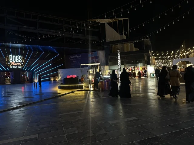 Fountain Street at the event "You and I, O Ramadan" in the city of Jeddah, Kingdom of Saudi Arabia, on February 1, 2026, a social and cultural Ramadan experience, interactive activities and Ramadan shows, family sessions and spiritual atmospheres, entertainment events inspired by the spirit of the holy month, warm atmospheres that enhance the values of sharing and celebrating Ramadan.