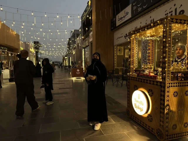The atmosphere and Ramadan decorations at the event "You and I, O Ramadan" in the city of Jeddah, Kingdom of Saudi Arabia, on February 1, 2026, offer a social and cultural Ramadan experience, interactive activities, and Ramadan shows, family sessions, and spiritual ambiance. Entertainment activities inspired by the spirit of the holy month create a warm atmosphere that enhances the values of sharing and celebrating Ramadan.
