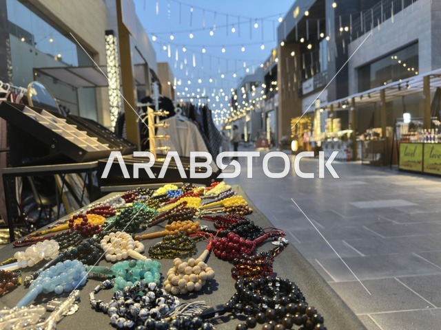 Ramadan prayers at the event "You and I, O Ramadan" in the city of Jeddah, Kingdom of Saudi Arabia, on February 1, 2026, a social and cultural Ramadan experience, interactive activities and Ramadan shows, family sessions and spiritual atmosphere, entertainment events inspired by the spirit of the holy month, warm ambiance that enhances the values of sharing and celebrating Ramadan.