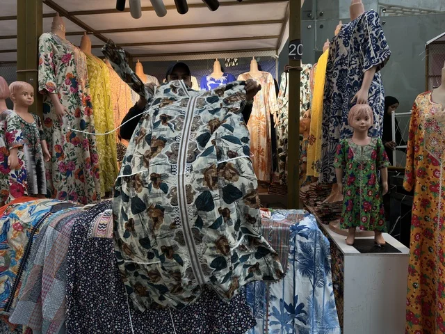 معرض ازياء في فعالية " أنا وأنت يا رمضان " في مدينة جدة، المملكة العربية السعودية، يوم 1 من فبراير 2026، تجربة رمضانية اجتماعية وثقافية، أنشطة تفاعلية وعروض رمضانية، جلسات عائلية وأجواء روحانية، فعاليات ترفيهية مستوحاة من روح الشهر الفضيل، أجواء دافئة تعزز قيم المشاركة والاحتفاء برمضان.