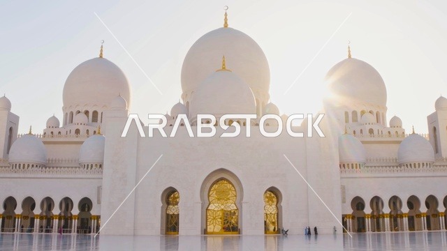 Sheikh Zayed Grand Mosque Abu Dhabi White Domes