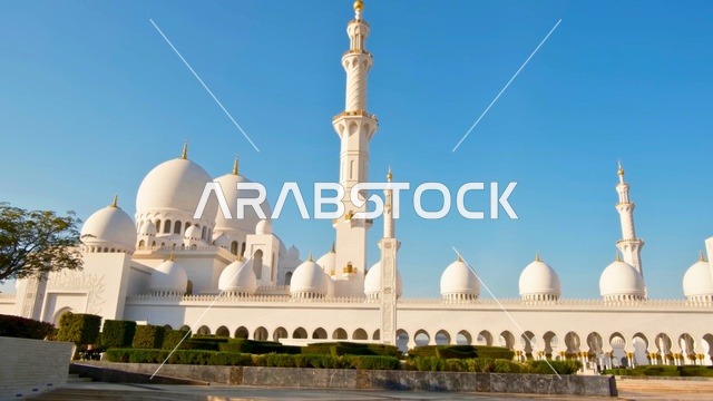 Sheikh Zayed Grand Mosque Abu Dhabi Exterior Architecture