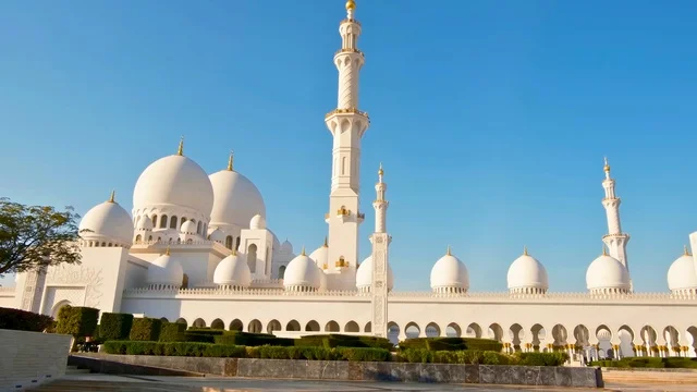 Sheikh Zayed Grand Mosque Abu Dhabi Exterior Architecture