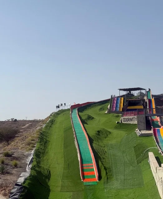 Colorful Water Slides Hatta Dubai