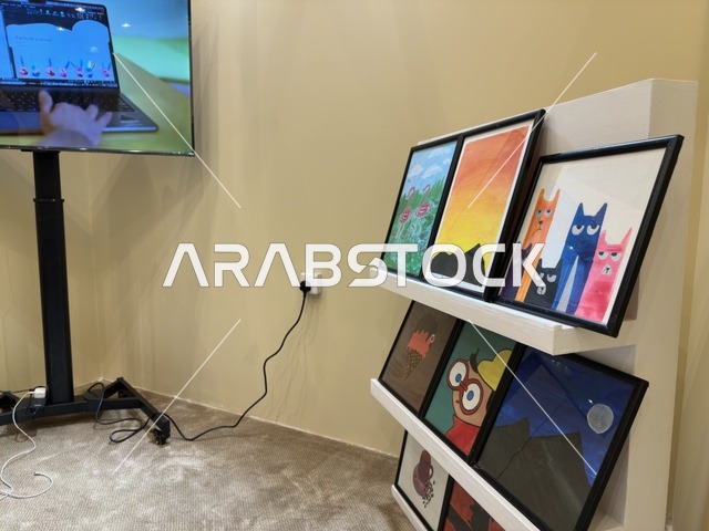 معرض لوحات فنية في  فعالية دكان رمضان بفندق القصيبي بالمنطقة الشرقية، فعالية رمضانية تراثية تجمع بين أجواء الشهر الفضيل، الدكاكين الشعبية، المنتجات المحلية، المأكولات الرمضانية، الحرف اليدوية، والهدايا التقليدية، في تجربة ثقافية واجتماعية دافئة تعكس روح رمضان والأصالة السعودية داخل أجواء فندقية راقية