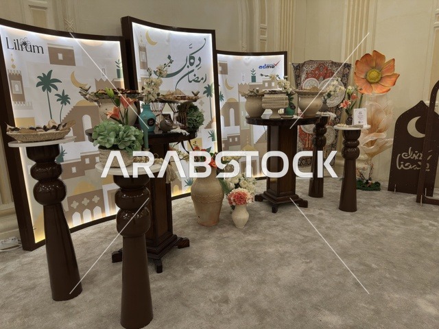 معرض في فعالية دكان رمضان بفندق القصيبي بالمنطقة الشرقية، فعالية رمضانية تراثية تجمع بين أجواء الشهر الفضيل، الدكاكين الشعبية، المنتجات المحلية، المأكولات الرمضانية، الحرف اليدوية، والهدايا التقليدية، في تجربة ثقافية واجتماعية دافئة تعكس روح رمضان والأصالة السعودية داخل أجواء فندقية راقية