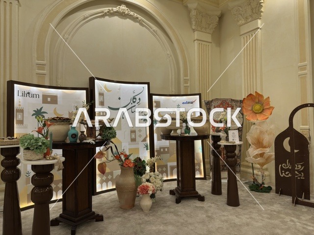 معرض في فعالية دكان رمضان بفندق القصيبي بالمنطقة الشرقية، فعالية رمضانية تراثية تجمع بين أجواء الشهر الفضيل، الدكاكين الشعبية، المنتجات المحلية، المأكولات الرمضانية، الحرف اليدوية، والهدايا التقليدية، في تجربة ثقافية واجتماعية دافئة تعكس روح رمضان والأصالة السعودية داخل أجواء فندقية راقية