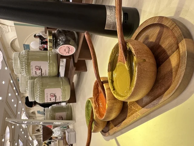 Khanina Maamoul products at the Ramadan Souk event at Al-Qusaybi Hotel in the Eastern Province, a traditional Ramadan event that brings together the atmosphere of the holy month, popular shops, local products, Ramadan foods, handicrafts, and traditional gifts, in a warm cultural and social experience that reflects the spirit of Ramadan and Saudi authenticity within a luxurious hotel setting.