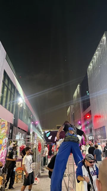 Visitors are wandering around the Sneaker Con Jeddah exhibition from February 1 to 3, 2026, at the Jeddah Corniche Circuit, part of the Jeddah Season events in the Kingdom, the largest global exhibition specialized in sneaker culture, a trading area for buying, selling, and exchanging athletic shoes.