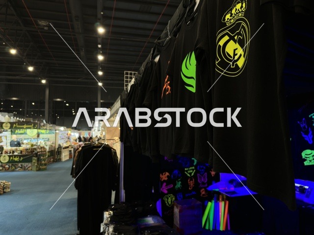 Neon T-shirts at Hala February Exhibition Dhahran Expo