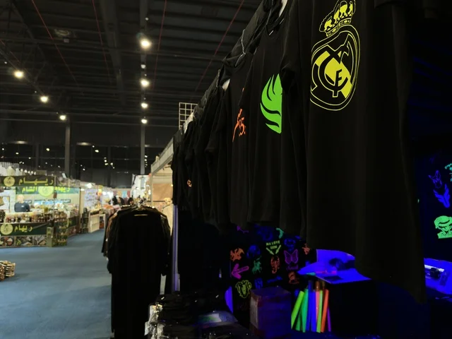 Neon T-shirts at Hala February Exhibition Dhahran Expo