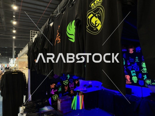 Neon T-shirts at Hala February Exhibition Dhahran Expo