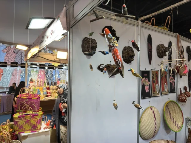 African Handicrafts Display at Dhahran Expo Exhibition