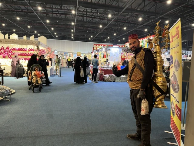 Traditional Seller at Hala February Exhibition Expo Dhahran