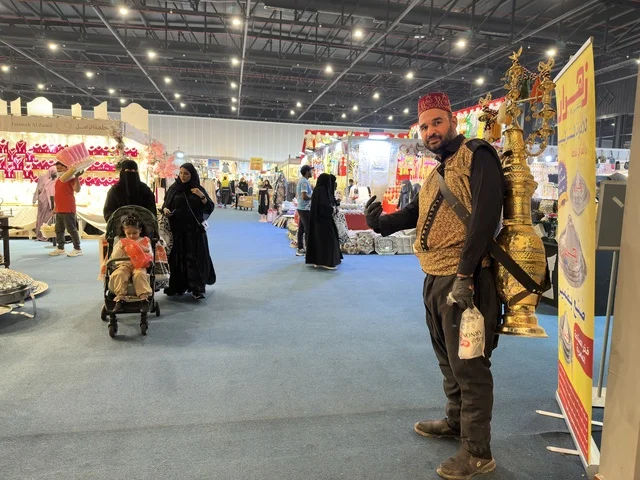 Traditional Juice Seller at Dhahran Expo Exhibition