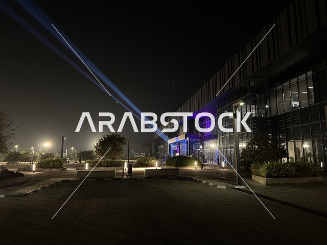 Hala February Exhibition at Dhahran Expo Night View