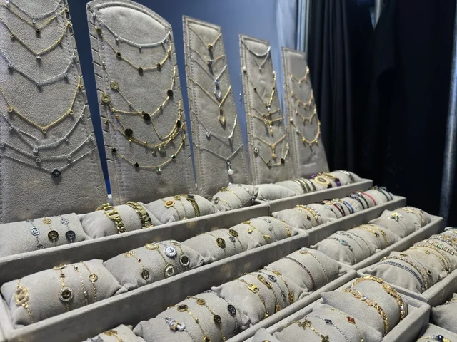 Gold Jewelry Display at Hala February Dhahran Expo