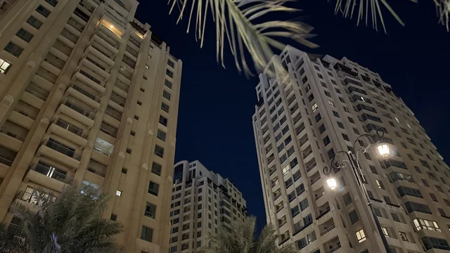 Emaar Nights Event Residential Buildings in Jeddah at Night