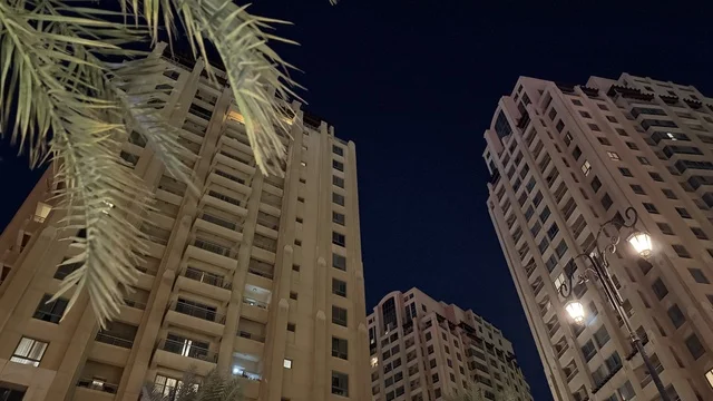 Emaar Nights Jeddah Residential Buildings at Night