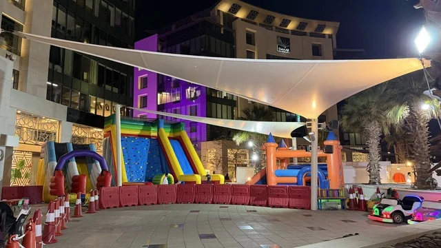 Emaar Nights Jeddah Outdoor Playground at Night