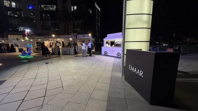 Emaar Nights Event Market Jeddah Night Outdoor Scene