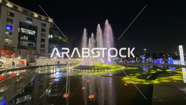 Emaar Nights Jeddah Illuminated Fountain Display