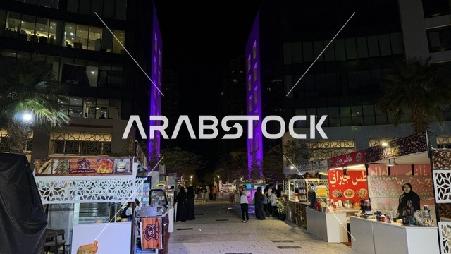 فعالية ليالي إعمار جدة وسوق الطعام الليلي المفتوح