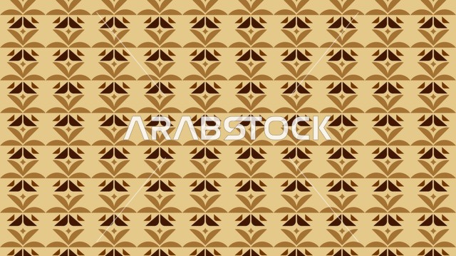 نقش سدو سعودي هندسي تقليدي متكرر