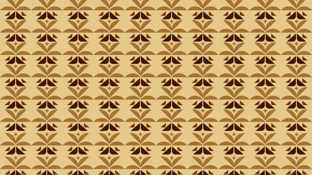 نقش سدو سعودي هندسي تقليدي متكرر